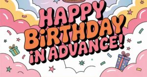25 Other Ways to Say “Happy Birthday in Advance” (With Scenarios)