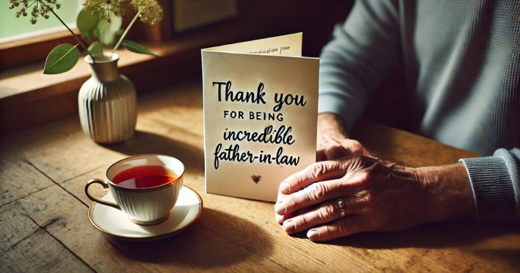 Brief but Meaningful Message for Father-in-Law