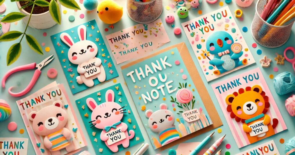 Fun and Playful Thank You Notes