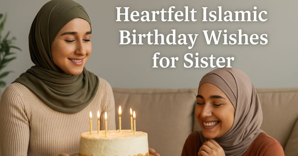 Heartfelt Islamic Birthday Wishes for Sister