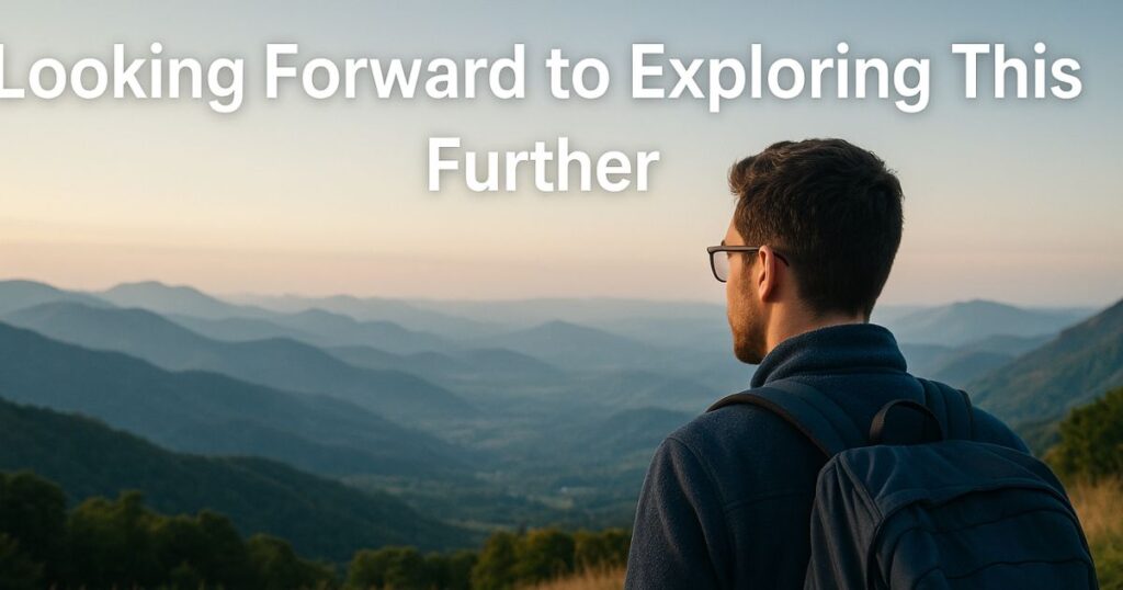 Looking Forward to Exploring This Further