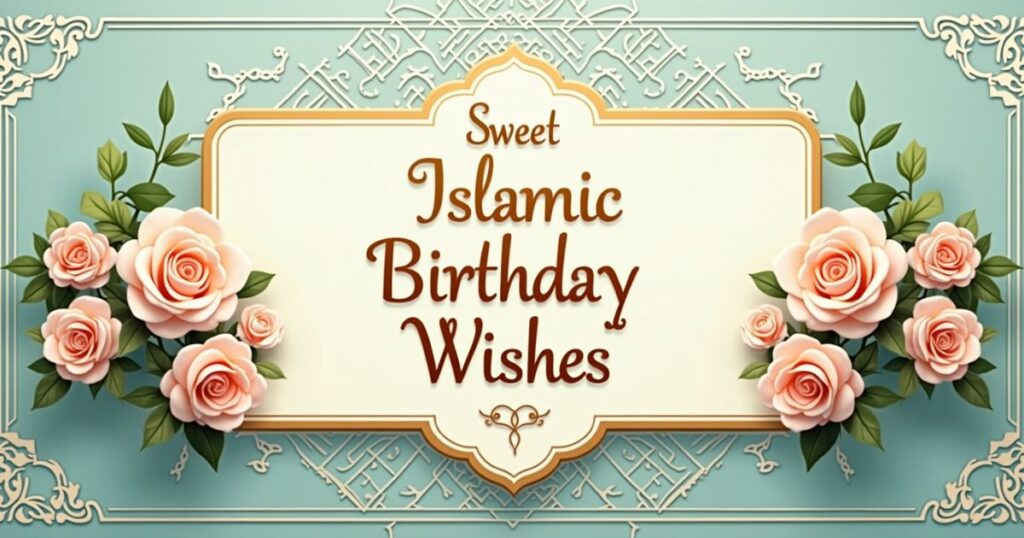 Short & Sweet Islamic Birthday Wishes
