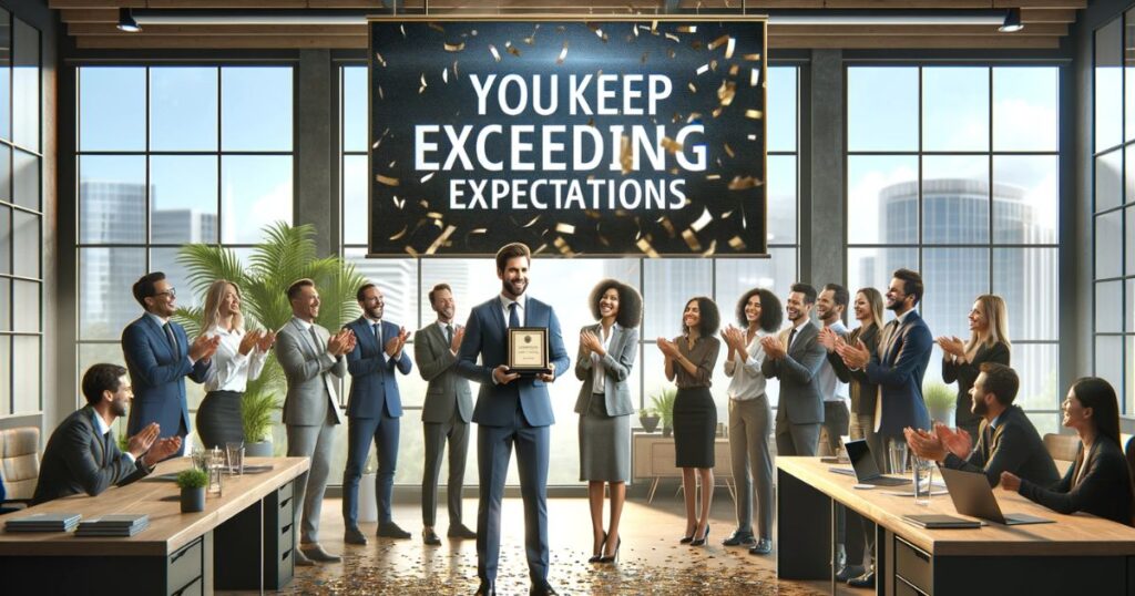 You Keep Exceeding Expectations