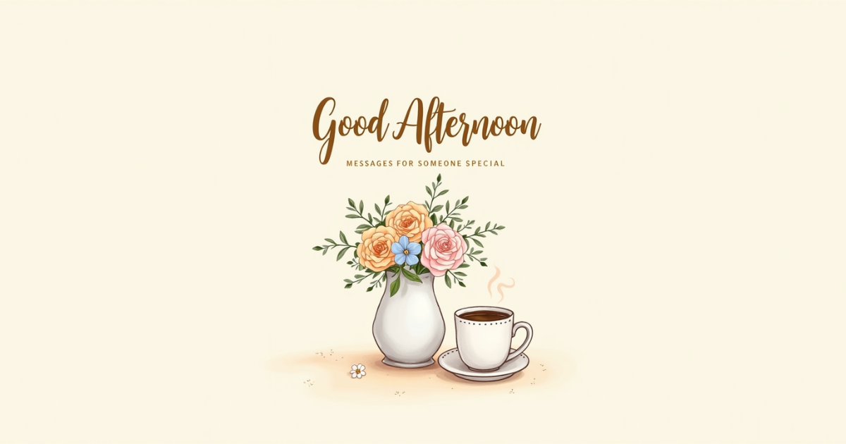 49+ Good Afternoon Messages for Someone Special