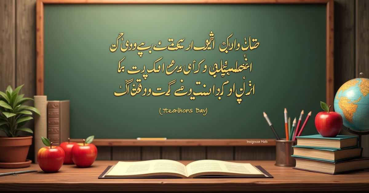 50 Teachers Day Quotes In Urdu