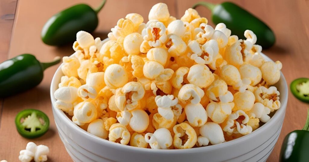 Homemade Seasoned Jalapeño Popcorn