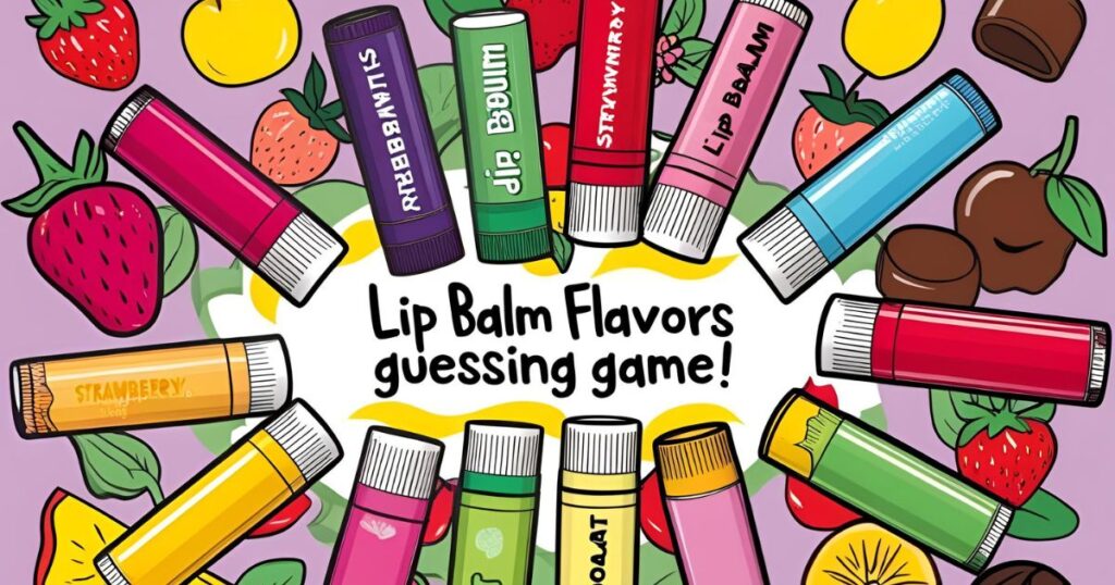  Lip Balm Flavor Guessing Game