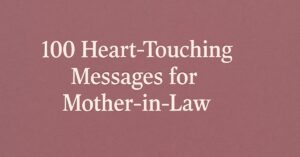 Messages for Mother-in-Law