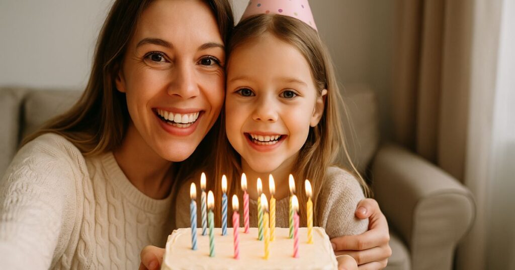 Celebrating Daughter’s Birthday on Instagram
