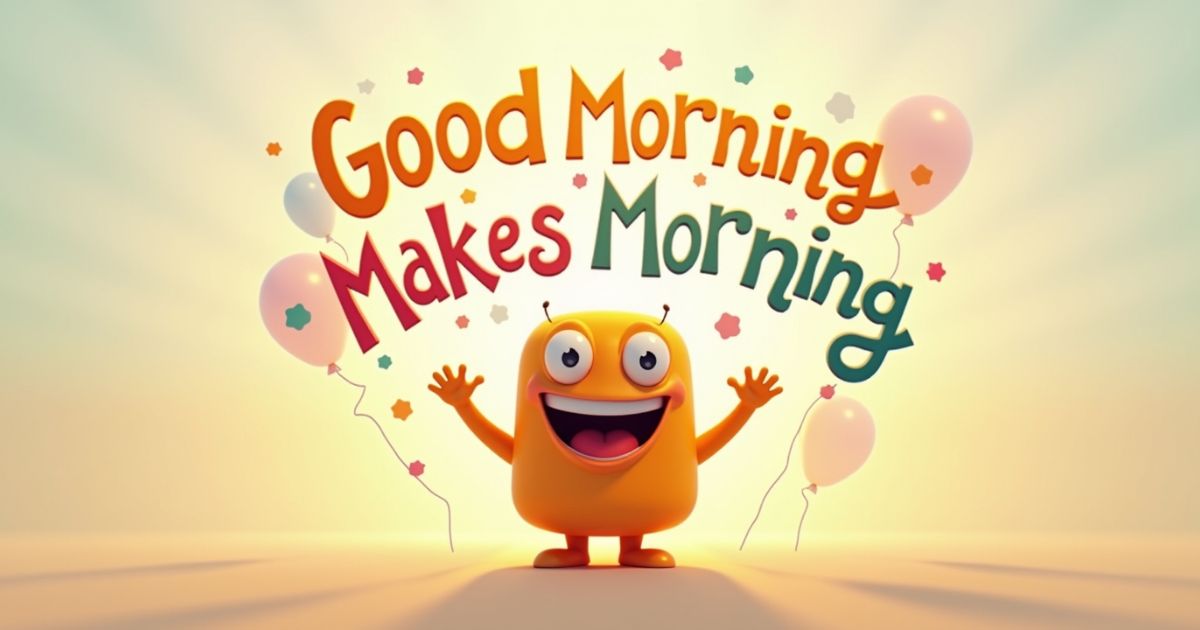 Good Morning Meme That Makes Morning Lively & Cheerful