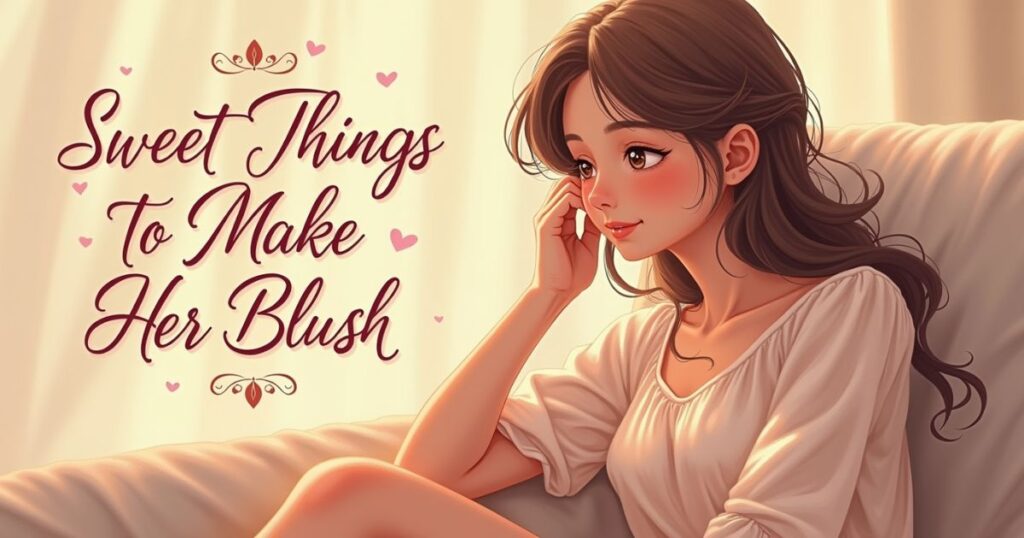 Sweet Things to Say to Make Her Blush