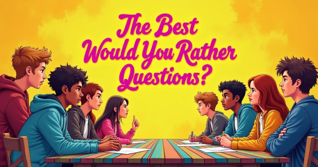The Best Would You Rather Questions For Teens