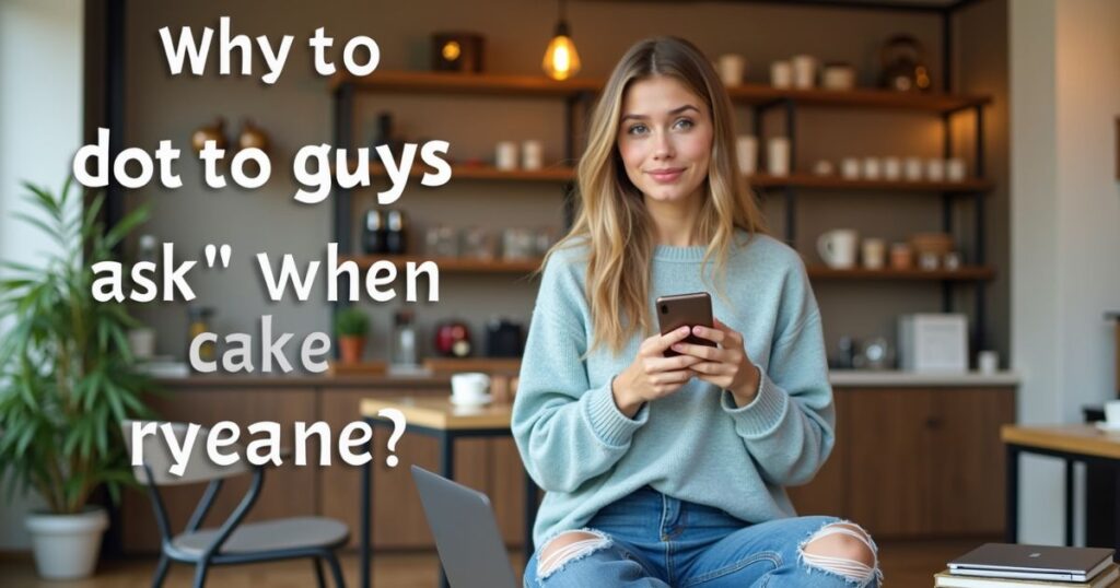 Why do guys ask what you’re wearing