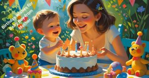 1st Birthday Wishes for Baby Boy from Mother