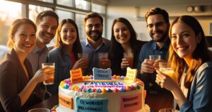 Farewell Cake Messages for Coworkers