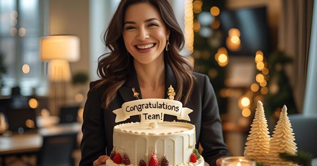 Formal Cake Messages for Coworkers