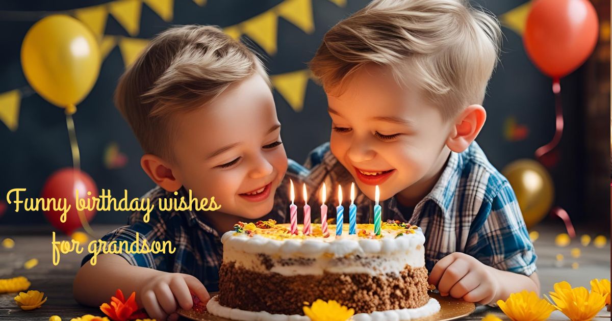 Funny birthday wishes for grandson