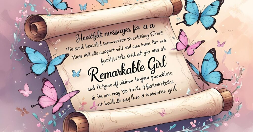 Heartfelt Messages for a Remarkable Girl