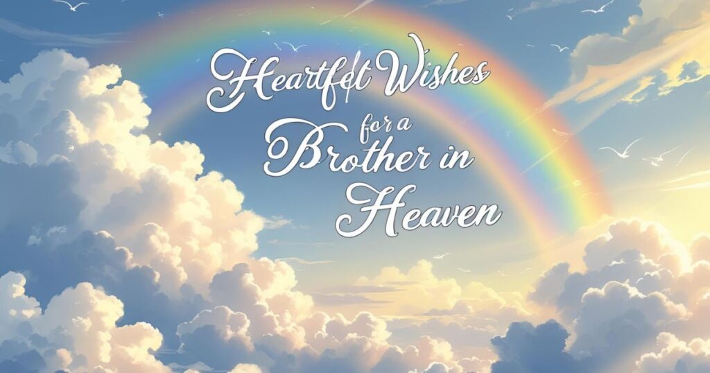 Heartfelt Wishes for a Brother in Heaven