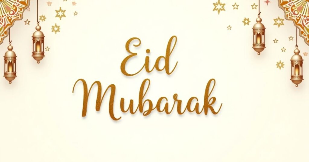 Short & Trendy Eid Mubarak Captions