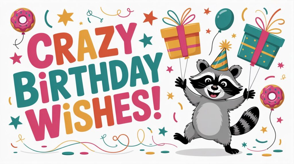 Crazy Birthday Wishes for Sister