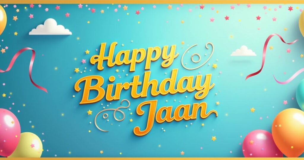 Happy Birthday Jaan Message