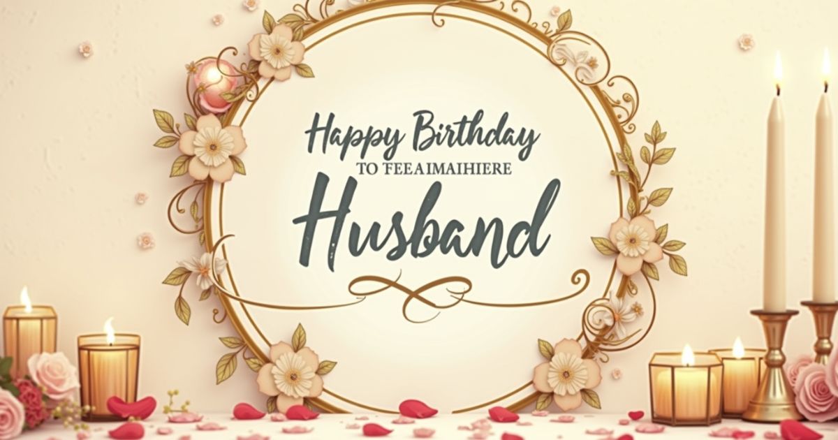 Happy Birthday Wishes for Husband from Wife